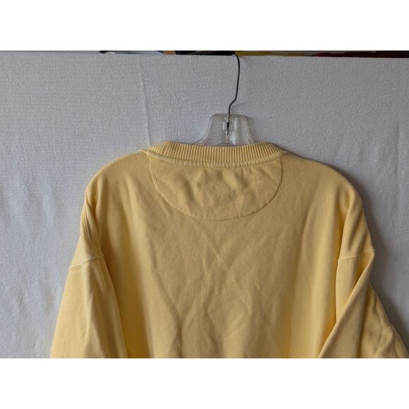 Eddie Bauer Ebtek Sweat Shirt Yellow Men's Medium - Picture 11 of 11